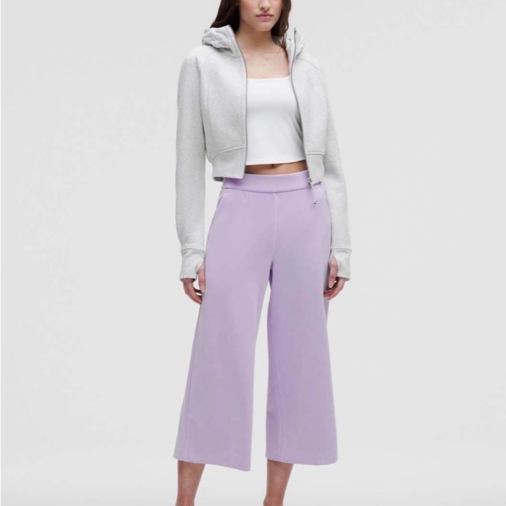 Lululemon Softstreme High-Rise Wide-Leg Cropped Pant NWT
